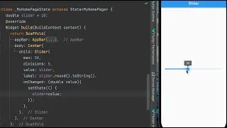 Slider in flutter