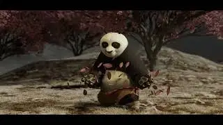Blender Kung Fu Panda Po  Animation Test