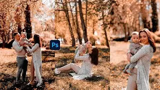 Orange and Black Color Grading -Camera Raw Presets Photoshop