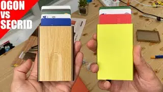 Secrid Cardprotector Vs Ogon Slider groove push wallet - Review