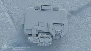 Captain Marvel beeper WIP