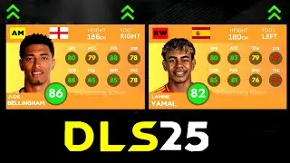 DLS 25 | BEST YOUNG PLAYERS RATING PREDICTION !