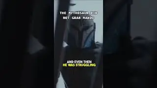 The Mythosaur did not grab The Mandalorian 
