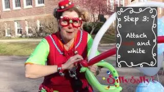 Candy Cane Balloon Hat