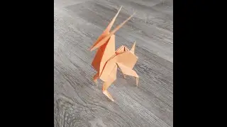 ОРИГАМИ из бумаги! Антилопа