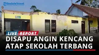 Disapu Angin Kencang Atap Bangunan SDN Sumberagung 2 Gandusari Blitar Terbang 20 Meter