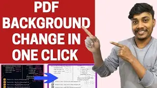Pw Pdf Background Change || Easily Comvert Pdf Background Black To White In 2025