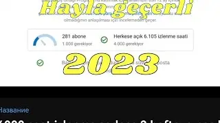 4000 saat izlenme sadece 2 haftaya nasıl yapılır 2023 hissə 1.