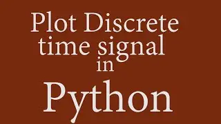 Signal Processing basics in Python  - Lecture 3