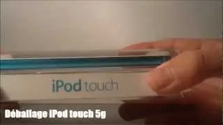 déballage de l'ipod touch 5