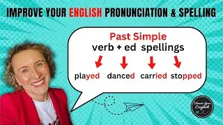 Regular verbs spellings in PAST SIMPLE #englishgrammar #grammar #spelling #english #regularverbs