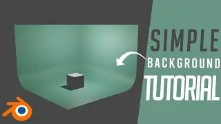 CREATE A SIMPLE BACKGROUND IN 5 MINUTES | BLENDER TUTORIAL