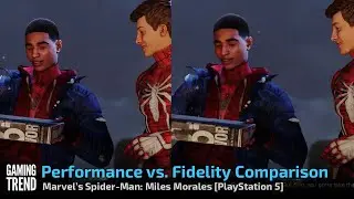 Marvel's Spider-Man Miles Morales - Side by Side Fidelity vs Performance - PS5 [Gaming Trend]