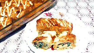 Куриные рулеты.  Праздничный стол.