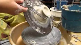 throwing and trimming no 2 lids right side up lid