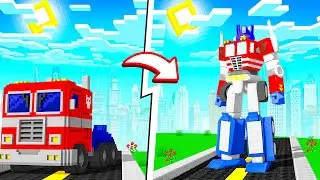 minecraft ama ROBOTA DÖNÜŞÜYORUZ (PARALI minecraft Haritaları)