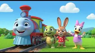 Choo Choo Zoom! 🚂 Fun Train Song for Kids | Nursery Rhymes @Little_Rhymes_TV_Official