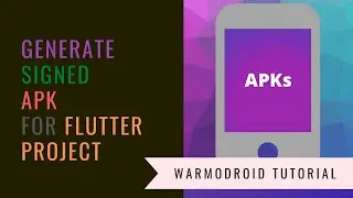 Create singed APK or app bundle for the Flutter project