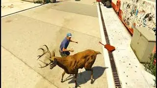 Deer 🦌 Attack City | Grand Theft Auto V | GTA 5