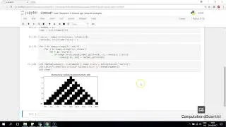 Cellular Automata with Python (Jupyter Notebook)