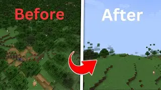I almost chopped this entire forest!!