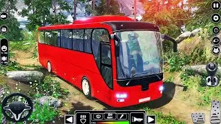 Offroad Bus Drive 3D Simulator - Real Bus Uphill Driving - Android GamePlay