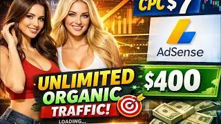AdSense loading unlimited organic traffic with proof ,AdSense earning proof