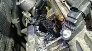 Mercedes OM642 Демонтаж форсунок