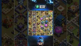 The BEST Hybrid/Trophy BASE For Every TH of 2024 ⚒️ | #clashofclans #cocbases #coc #gaming