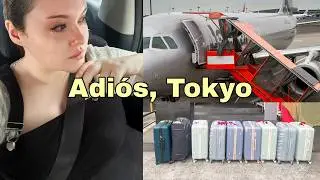 Metí 8 AÑOS de mi vida en 6 MALETAS para VOLVER a ESPAÑA 📦 Mi último vlog en Tokio 💔