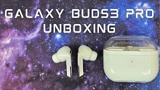 White Samsung Galaxy Buds3 Pro Unboxing & Accessories!
