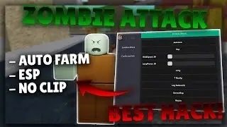 OP ZOMBIE ATTACK SCRIPT | Aura kill, speed boost, jump boost. auto kill, big hitbox ( PASTEBIN )
