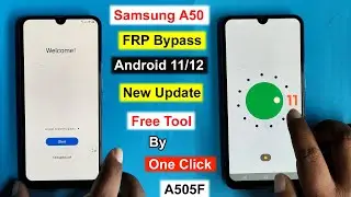 Samsung Galaxy A50 FRP Bypass By One Click  New Security 2022 |Gmail Lock Remove Samsung A505F FRP