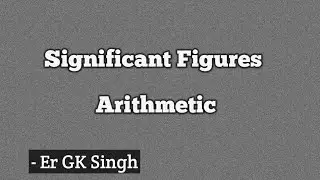 Rules of Arithmetic Operations with Significant Figures