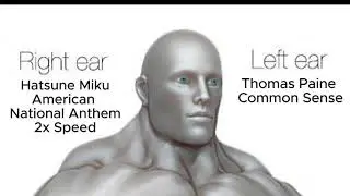 Hatsune Miku Right Ear Thomas Paine Common Sense Left Ear