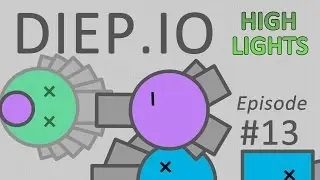 Diep.io Hightlights #13: Drake Booster Demolishes Spread and Pentas (4TDM, 420k)!