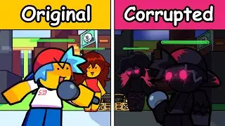 NoobTown Original Vs Corrupted - FNF