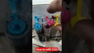 How to refill system for ink printer