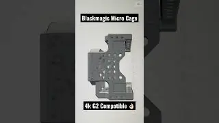 Blackmagic Micro 4K G2 Cage #blackmagicmicro #bmpcc #blackmagicdesign