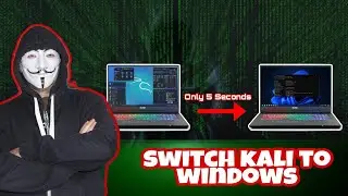 how hacker switch Windows OS to kali linux | kali linux secret trick 😀| Cyberstudy | ethical hacking