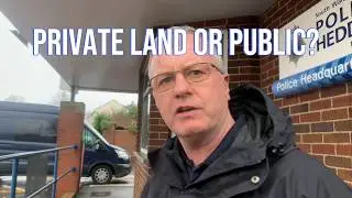 Filming at UK Police HQ Officer Questions Boundaries and Public Access Rights
