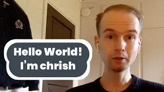 Hello world! I'm chrish, I code on Youtube and Twitch | YOUTUBE CHANNEL INTRODUCTION
