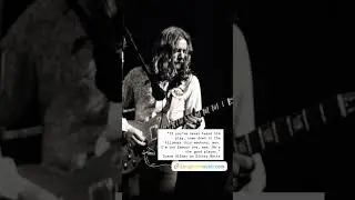 "I'm the famous one, he's the good player" Duane Allman on Dickey Betts