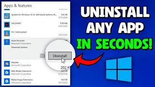 How To Uninstall Apps On Windows 10 | How To Delete Apps In Laptop