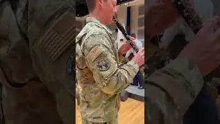 Master Sgt. Klenke shreds on Scott McAllister’s clarinet solo “Black Dog.” #ledzeppelin #shorts