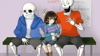 Frisk and Sans visit to a doctor【Undertale Animation】Undertale Comic dubs Compilation