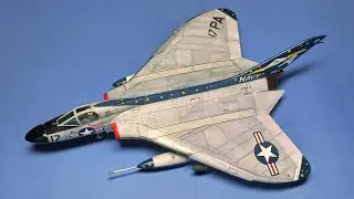 F4D-1 SKYRAY - небесный скат | Сборка модели от фирмы Tamiya 1/48 | Mr.Motochkin