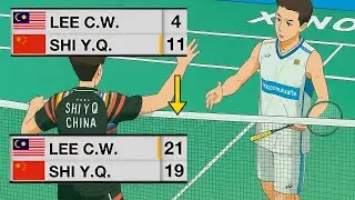 Lee Chong Wei's INSANE COMEBACK against Shi Yu Qi