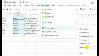 ChangeCase Formula and Extension
