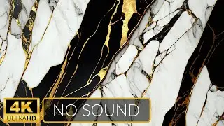 4K | ART Slideshow for TV | Marble | 1 Hour | No Sound